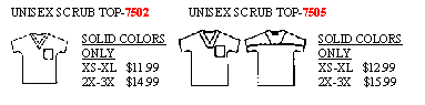unisex scrub tops by landau uniforms